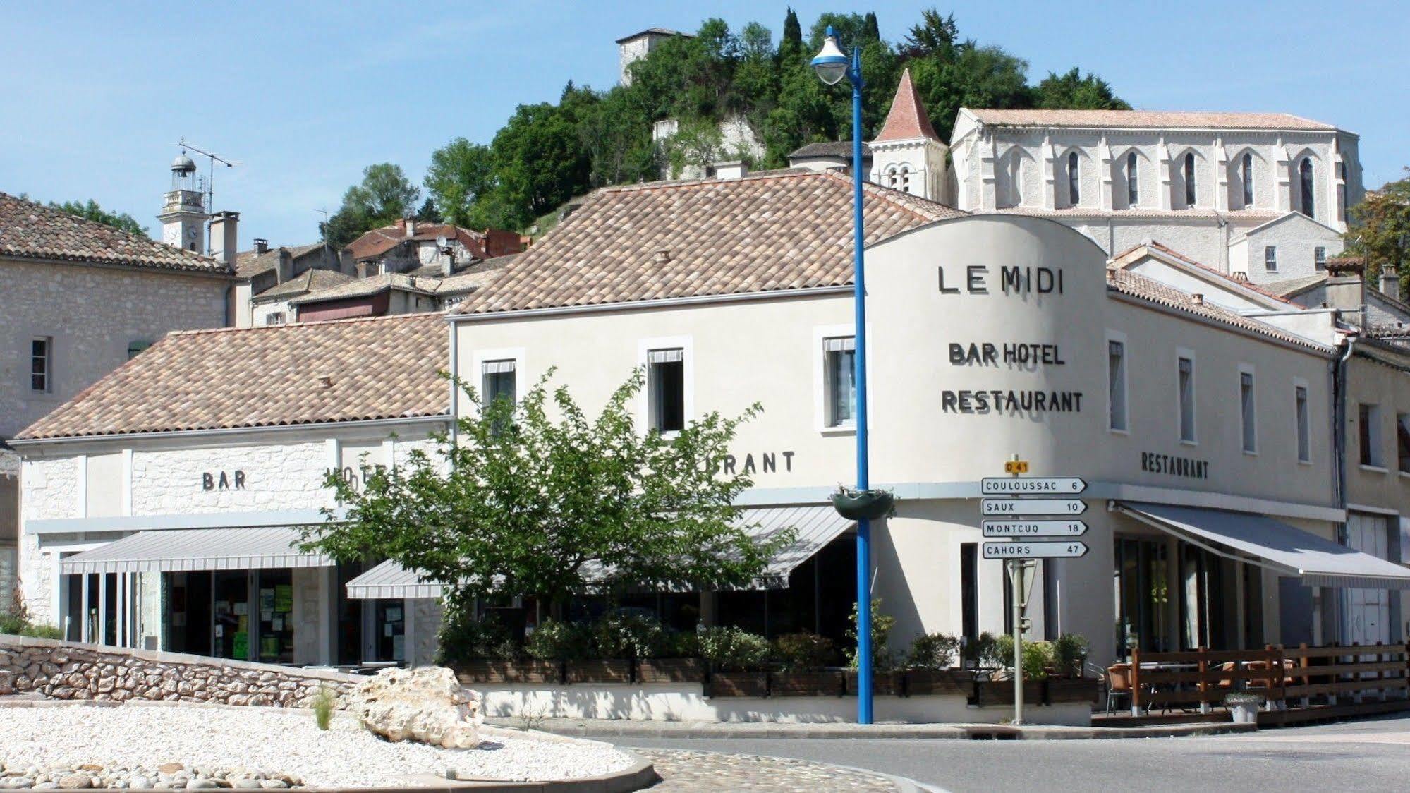 Hotel Le Midi Montaigu-de-Quercy Exterior foto